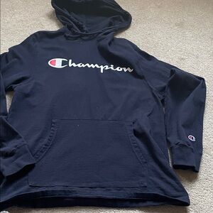 Champion Navy Blue Hoodie